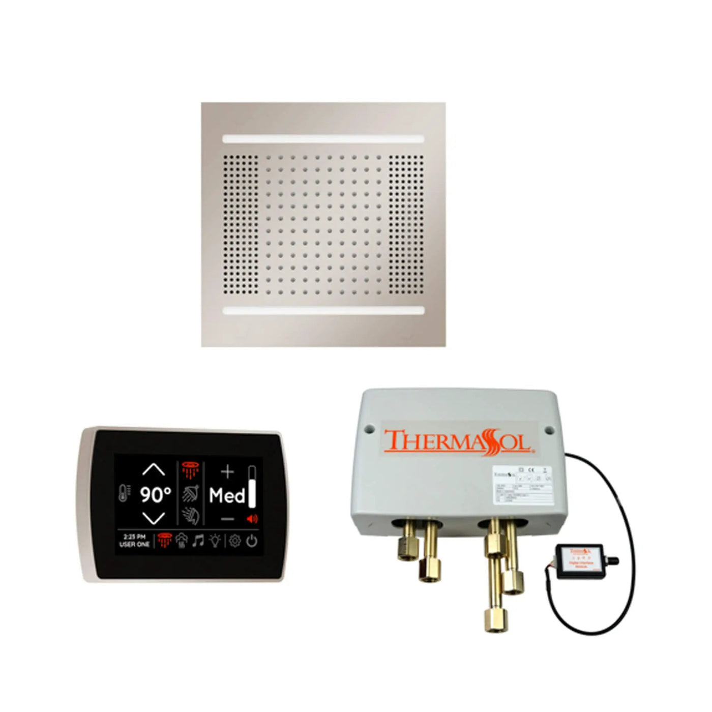ThermaSol STC & HydroVive Wellness Shower Package With Digital Shower Valve (SAK40716) by SAKSBY WHOLESALE