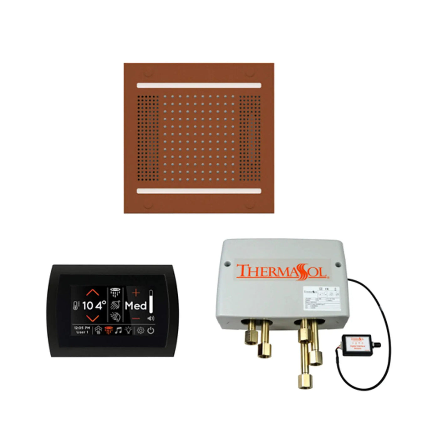 ThermaSol STC & HydroVive Wellness Shower Package With Digital Shower Valve (SAK40716) by SAKSBY WHOLESALE