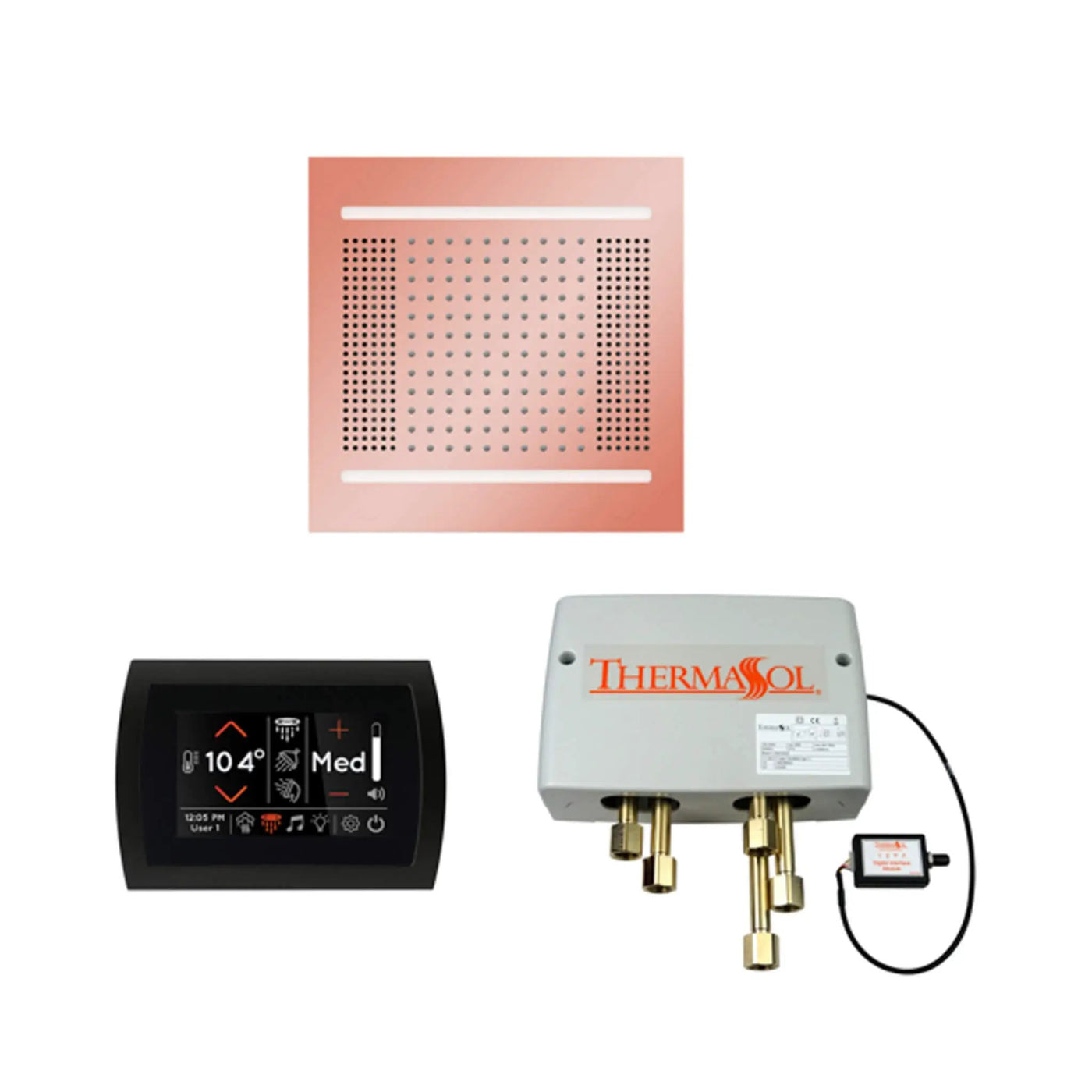 ThermaSol STC & HydroVive Wellness Shower Package With Digital Shower Valve (SAK40716) by SAKSBY WHOLESALE