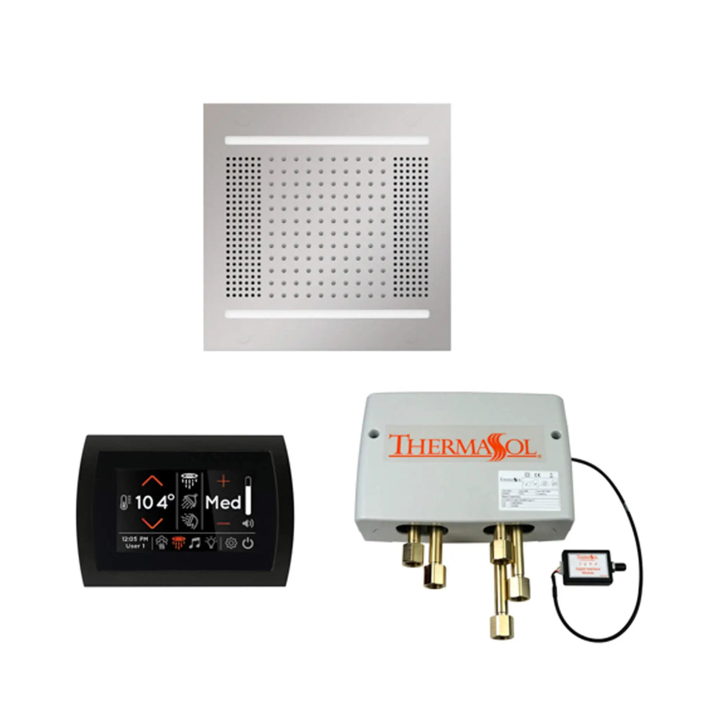 ThermaSol STC & HydroVive Wellness Shower Package With Digital Shower Valve (SAK40716) by SAKSBY WHOLESALE