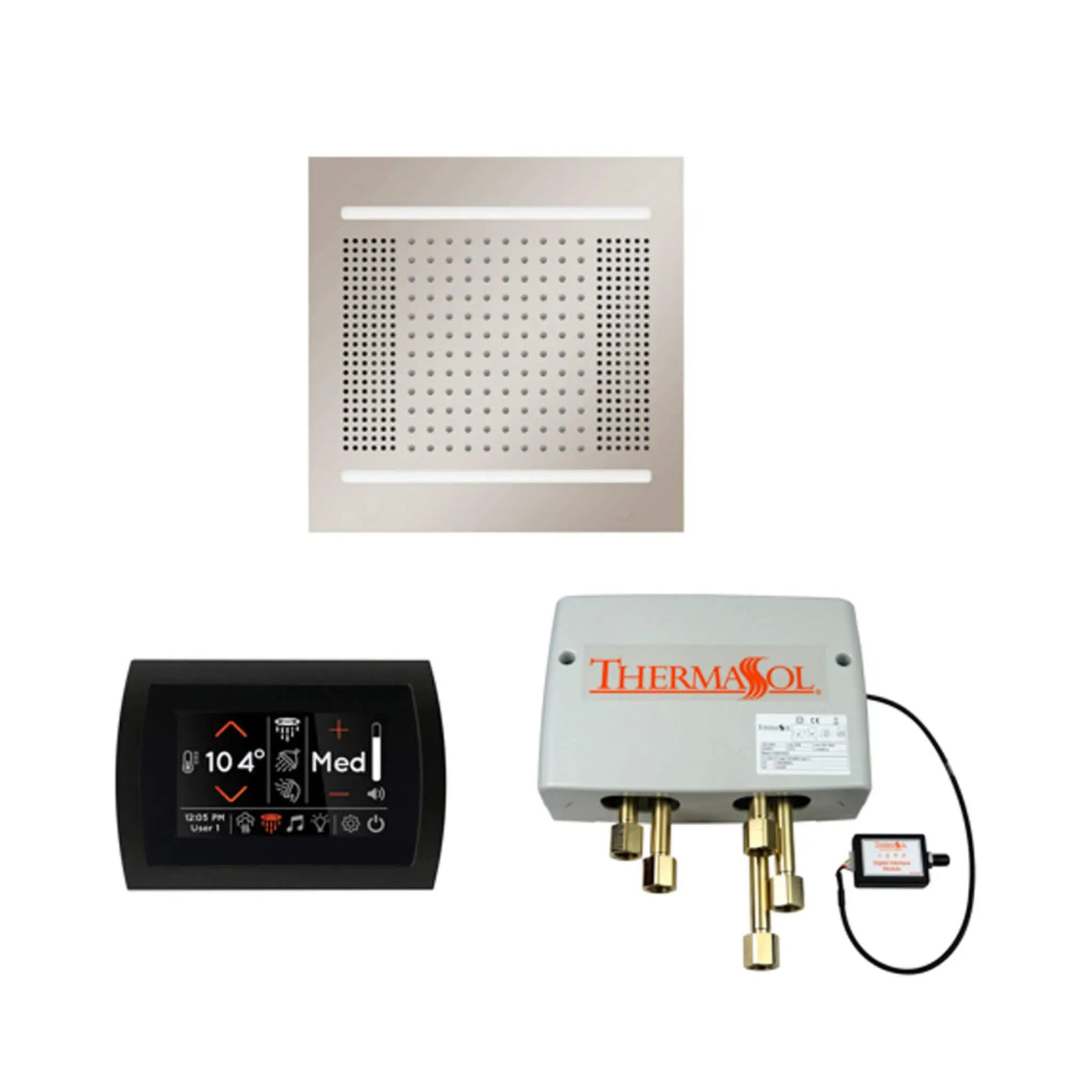 ThermaSol STC & HydroVive Wellness Shower Package With Digital Shower Valve (SAK40716) by SAKSBY WHOLESALE