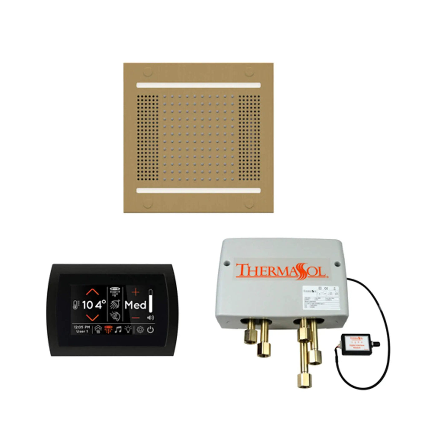 ThermaSol STC & HydroVive Wellness Shower Package With Digital Shower Valve (SAK40716) by SAKSBY WHOLESALE