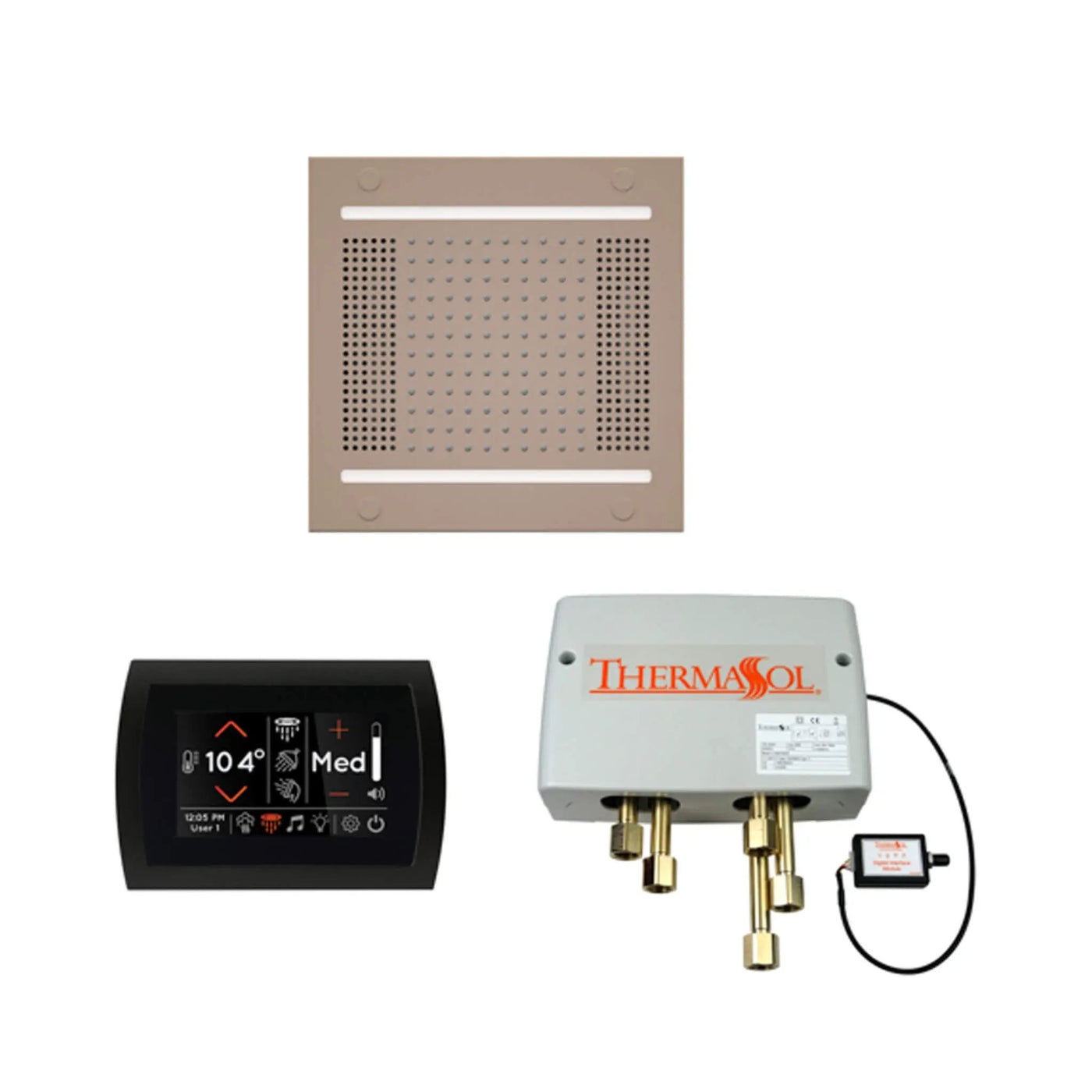 ThermaSol STC & HydroVive Wellness Shower Package With Digital Shower Valve (SAK40716) by SAKSBY WHOLESALE