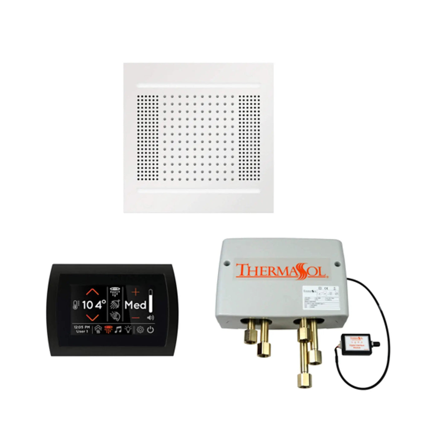 ThermaSol STC & HydroVive Wellness Shower Package With Digital Shower Valve (SAK40716) by SAKSBY WHOLESALE
