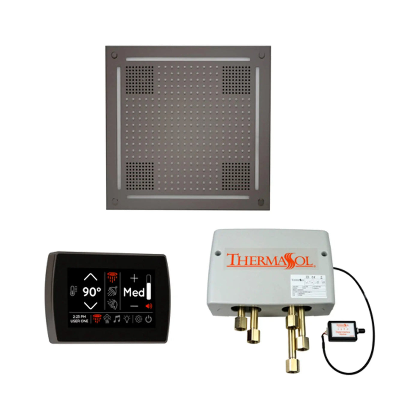 ThermaSol STC & HydroVive Wellness Shower Package With Digital Shower Valve (SAK40716) by SAKSBY WHOLESALE