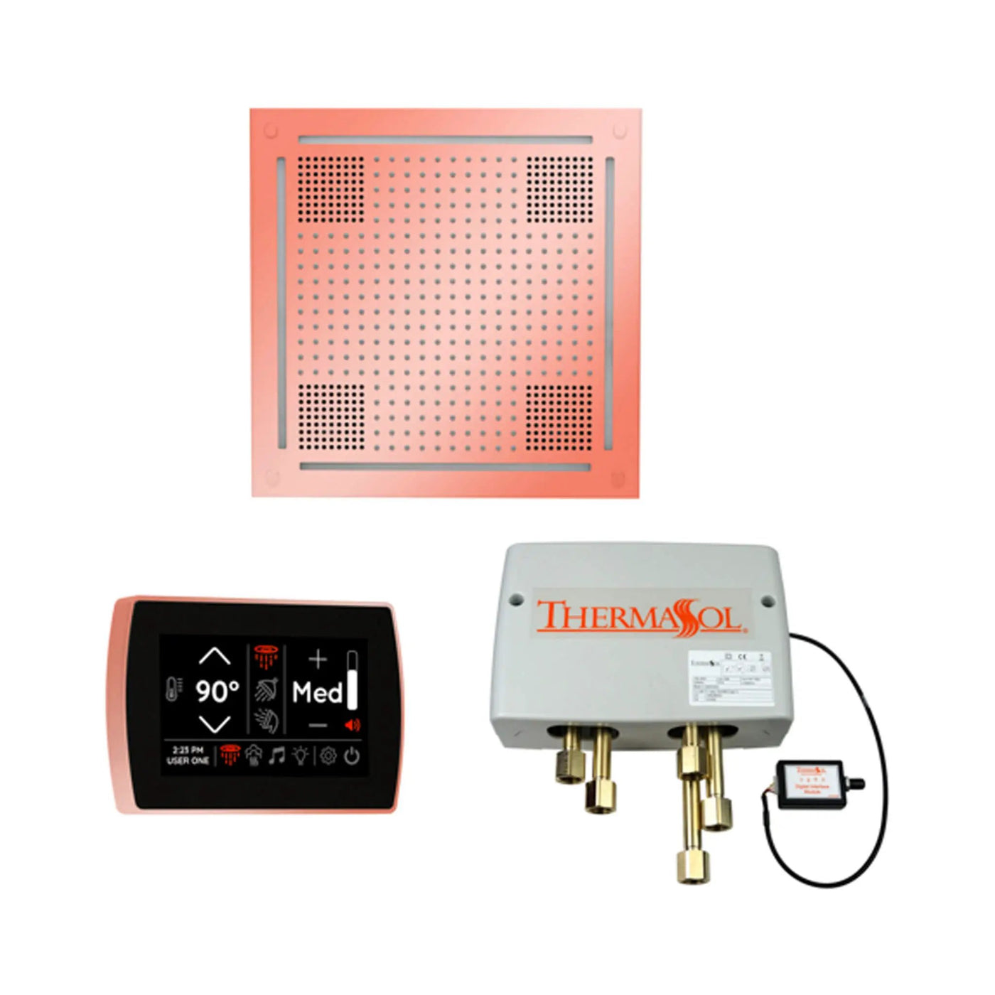 ThermaSol STC & HydroVive Wellness Shower Package With Digital Shower Valve (SAK40716) by SAKSBY WHOLESALE