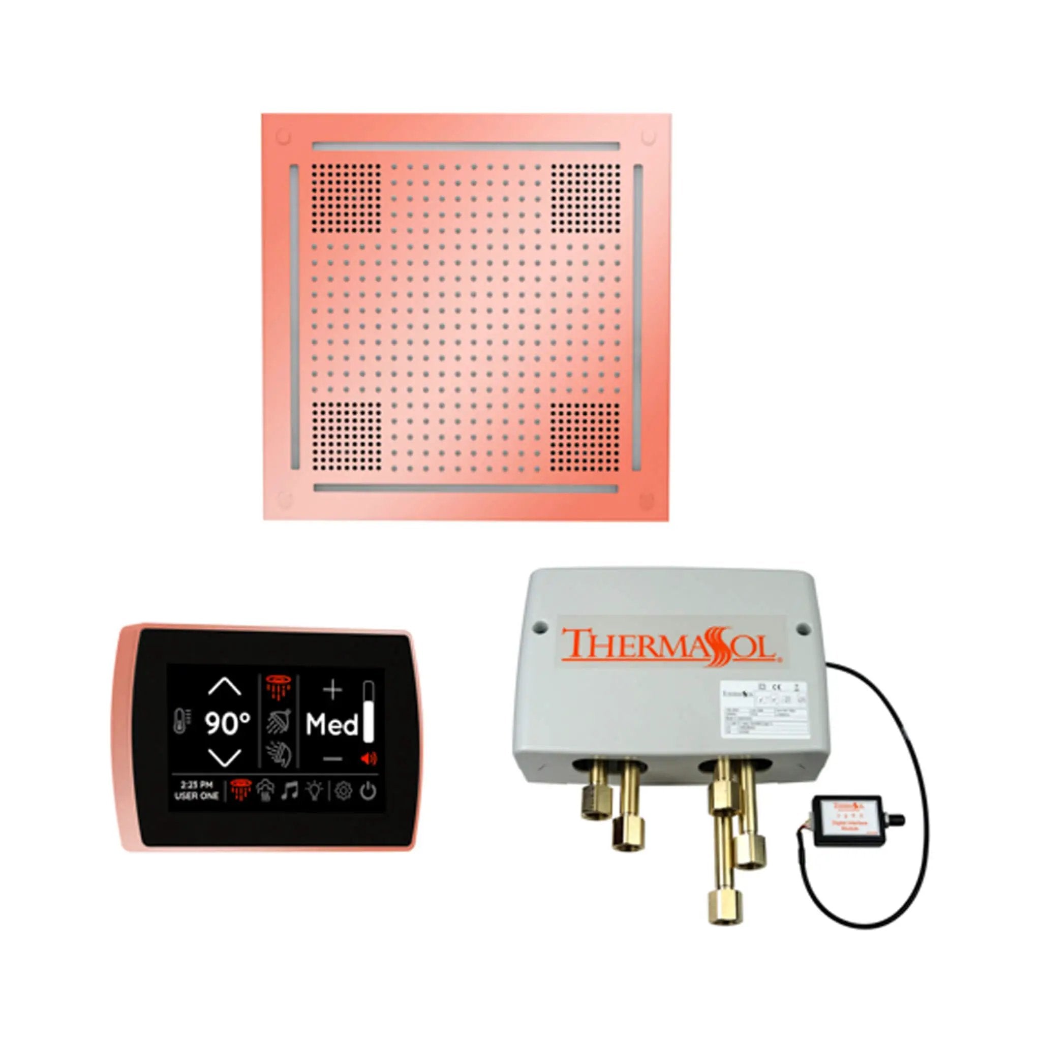 ThermaSol STC & HydroVive Wellness Shower Package With Digital Shower Valve (SAK40716) by SAKSBY WHOLESALE