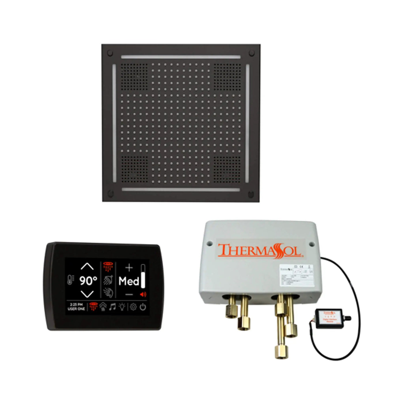 ThermaSol STC & HydroVive Wellness Shower Package With Digital Shower Valve (SAK40716) by SAKSBY WHOLESALE