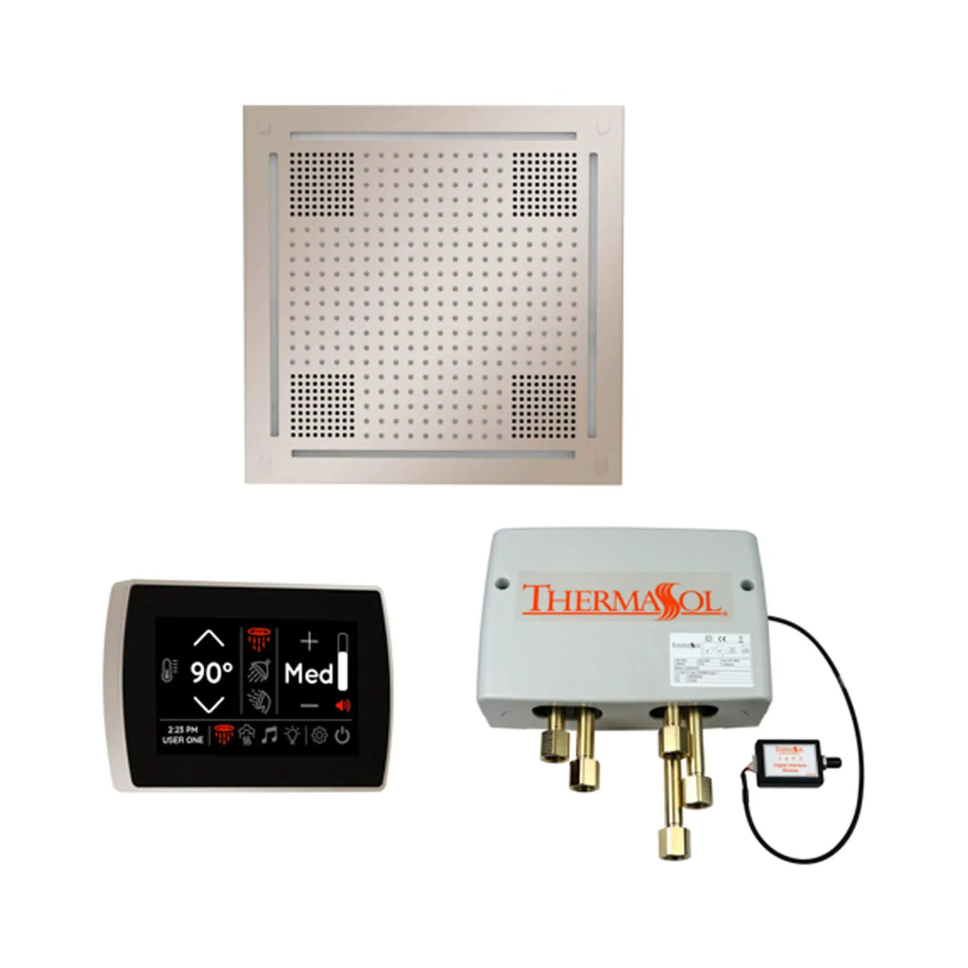 ThermaSol STC & HydroVive Wellness Shower Package With Digital Shower Valve (SAK40716) by SAKSBY WHOLESALE