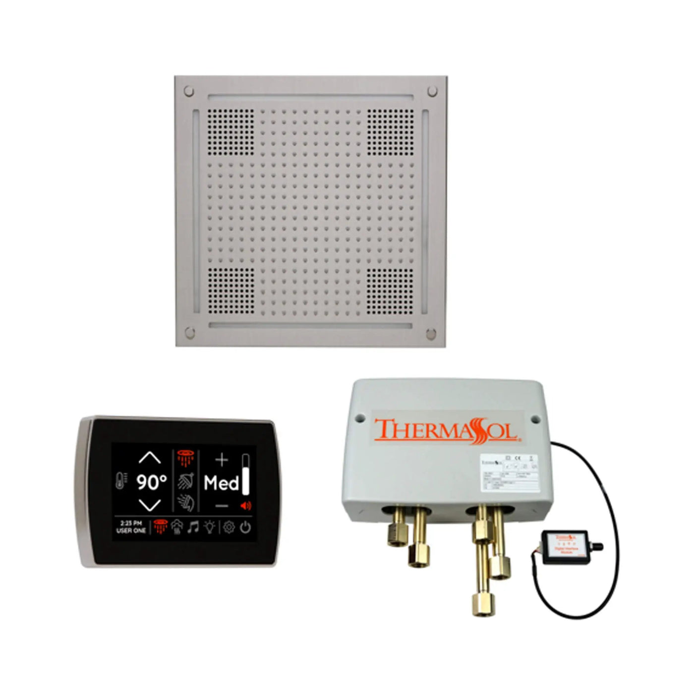 ThermaSol STC & HydroVive Wellness Shower Package With Digital Shower Valve (SAK40716) by SAKSBY WHOLESALE