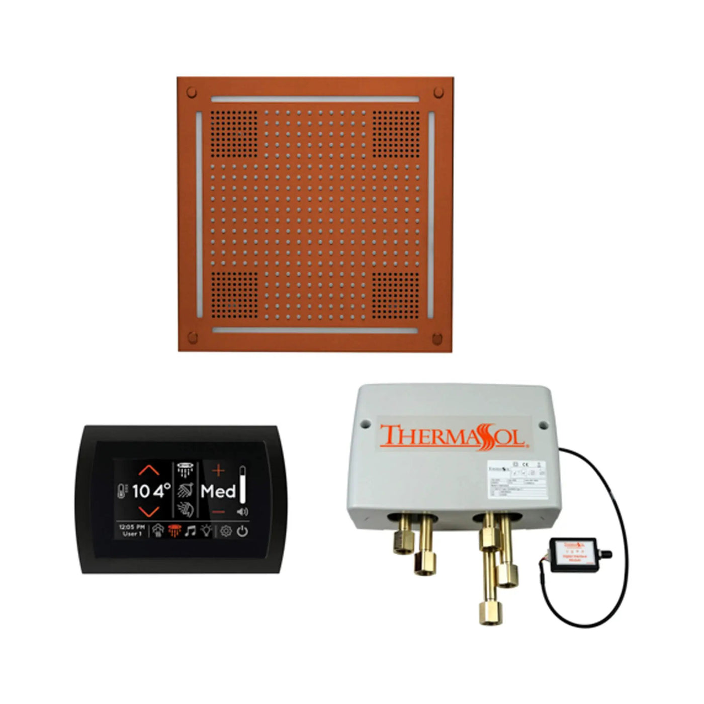 ThermaSol STC & HydroVive Wellness Shower Package With Digital Shower Valve (SAK40716) by SAKSBY WHOLESALE