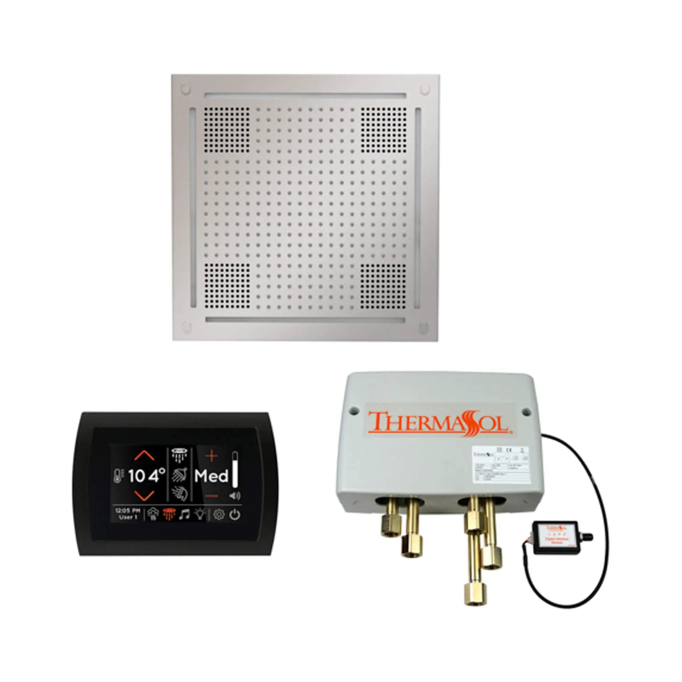 ThermaSol STC & HydroVive Wellness Shower Package With Digital Shower Valve (SAK40716) by SAKSBY WHOLESALE