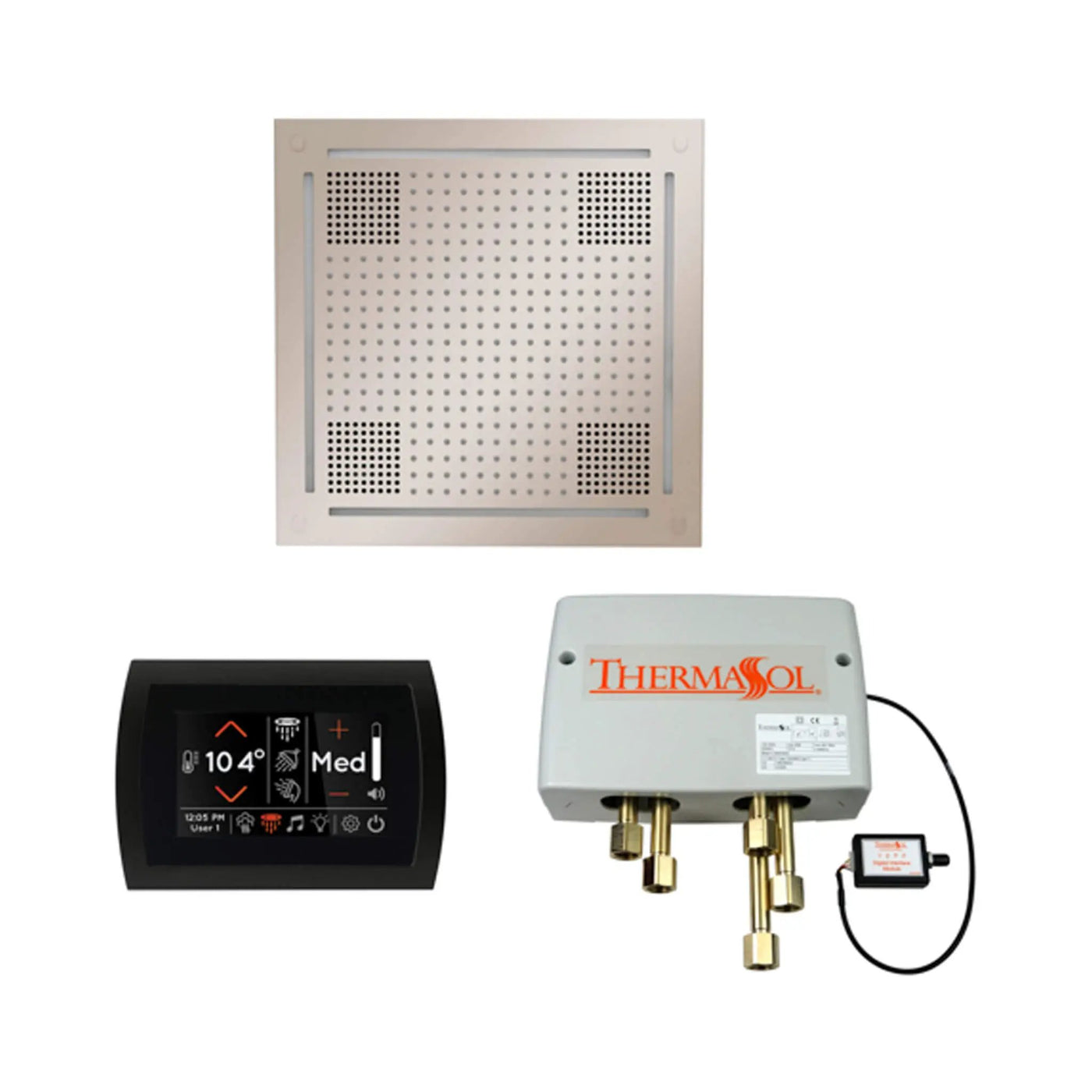 ThermaSol STC & HydroVive Wellness Shower Package With Digital Shower Valve (SAK40716) by SAKSBY WHOLESALE