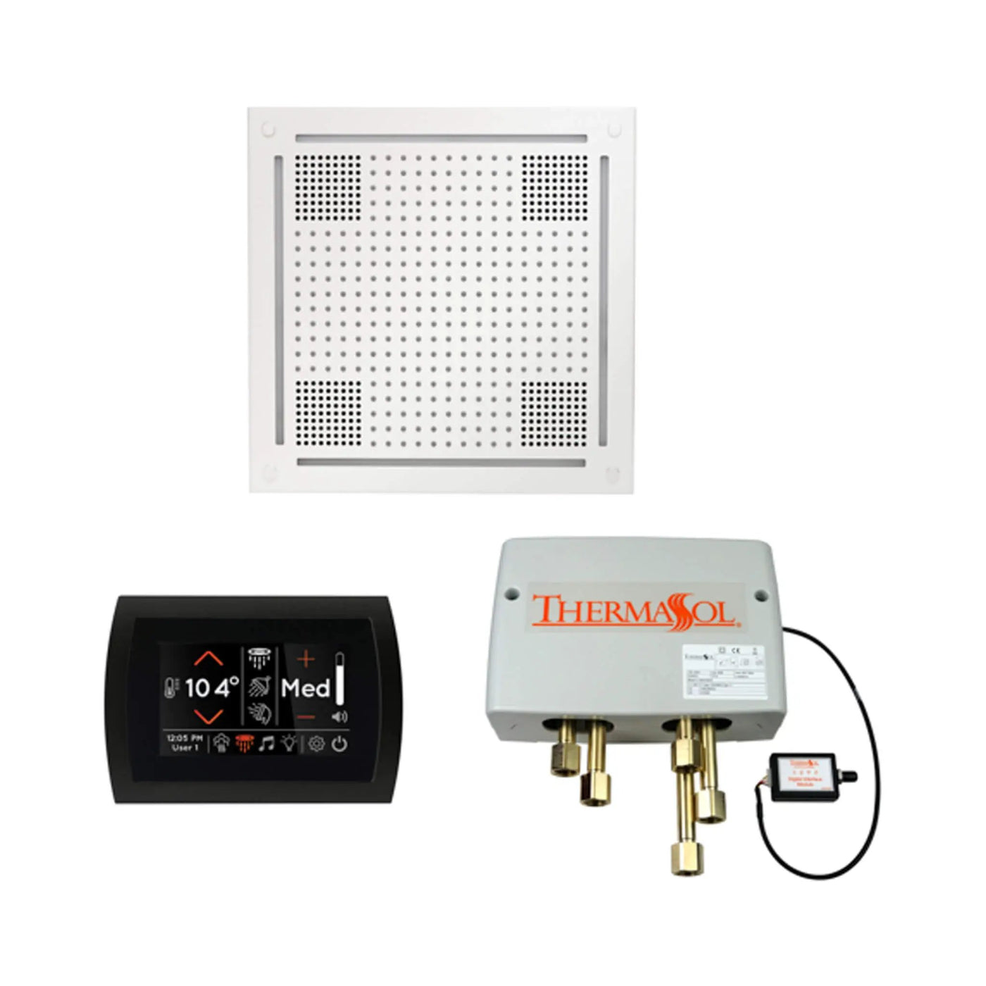 ThermaSol STC & HydroVive Wellness Shower Package With Digital Shower Valve (SAK40716) by SAKSBY WHOLESALE