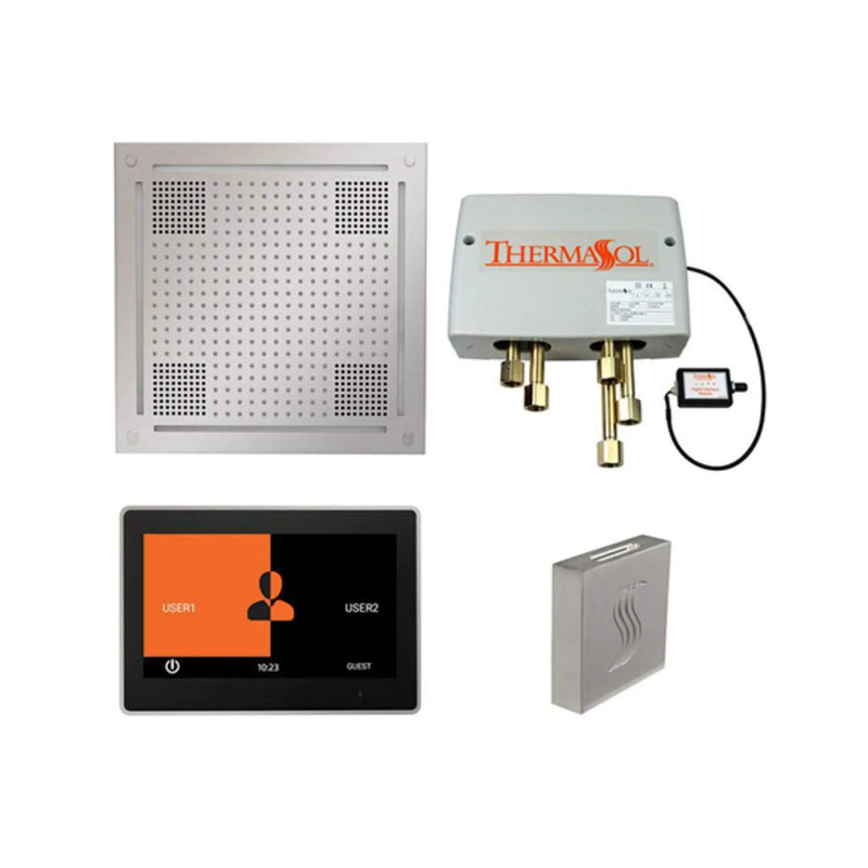 ThermaSol ThermaTouch 10-Inch Smart Shower Package With HydroVive 18-Inch And SteamVection Technology [TWPH10US] (SAK24571) by SAKSBY WHOLESALE