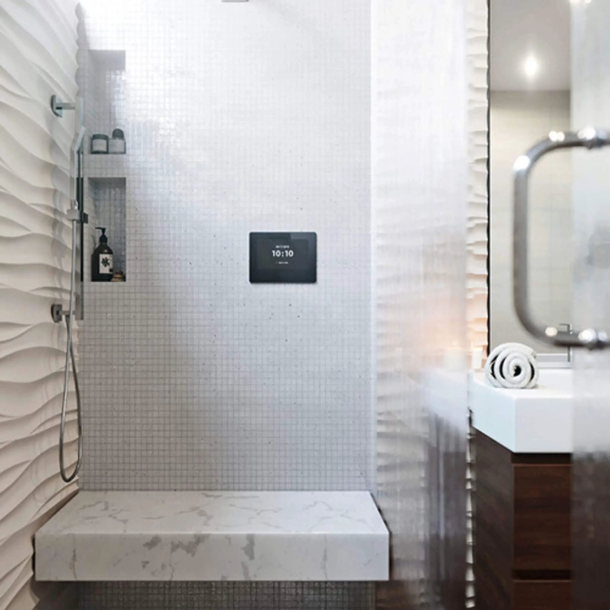 ThermaSol ThermaTouch 10-Inch Polished Nickel Square Steam Shower Control [TT10-SVSQ] (SAK83420) by SAKSBY WHOLESALE