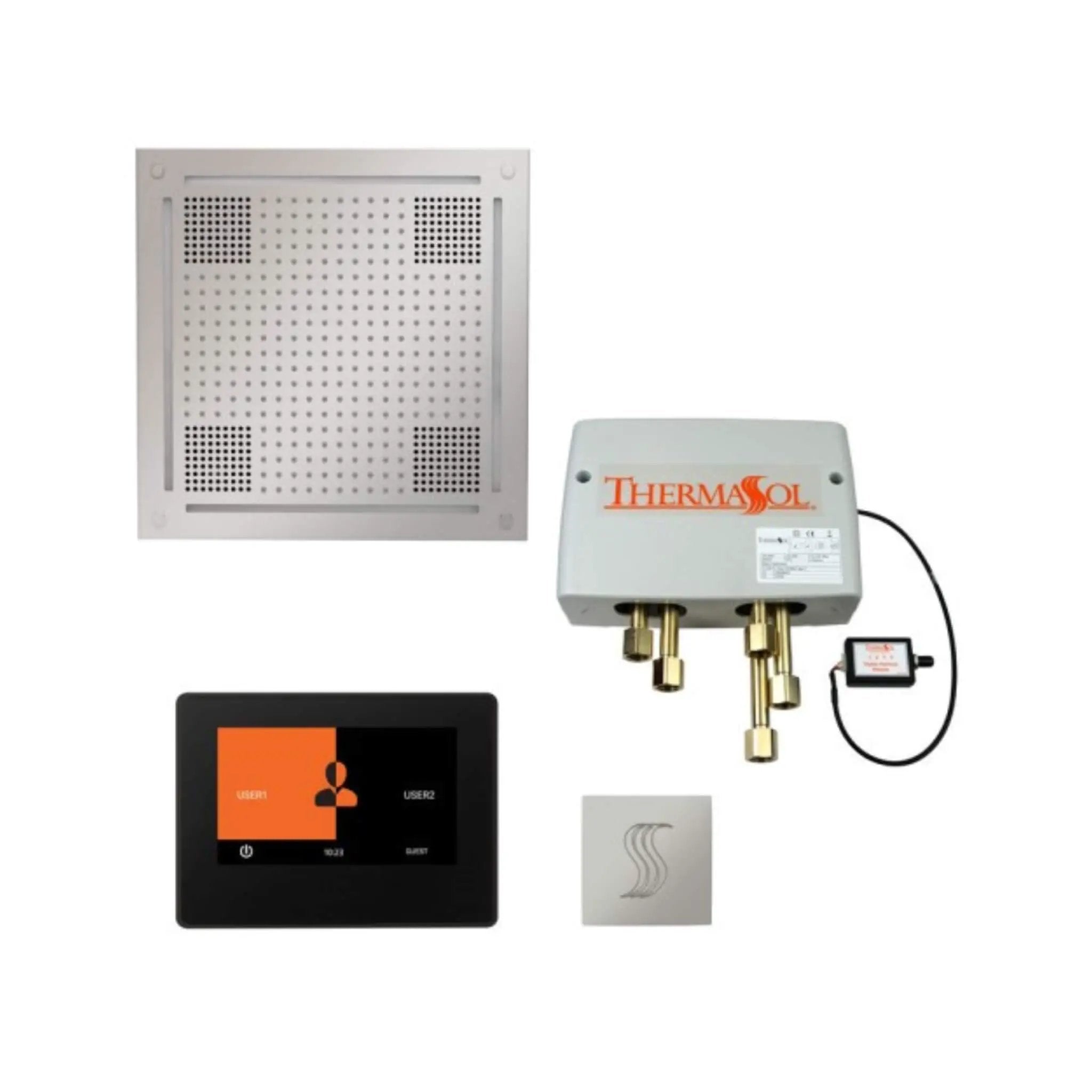 ThermaSol ThermaTouch 7-Inch Steam Shower Control Package With SteamVection [TWPH7S] (SAK94172) by SAKSBY WHOLESALE