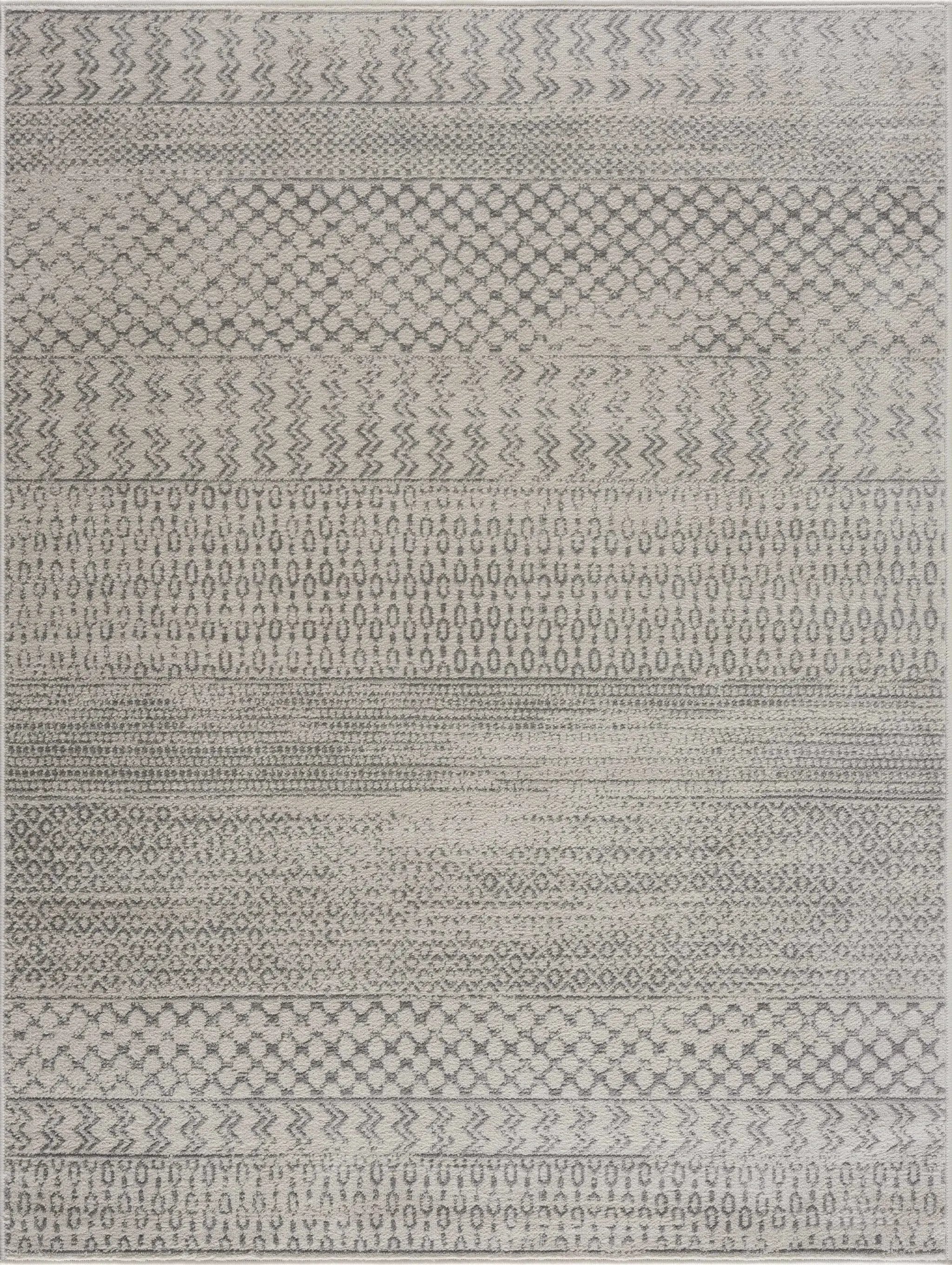 Tigri Aztec Ivory & Gray 2318 Area Rug - Clearance by Boutique Rugs