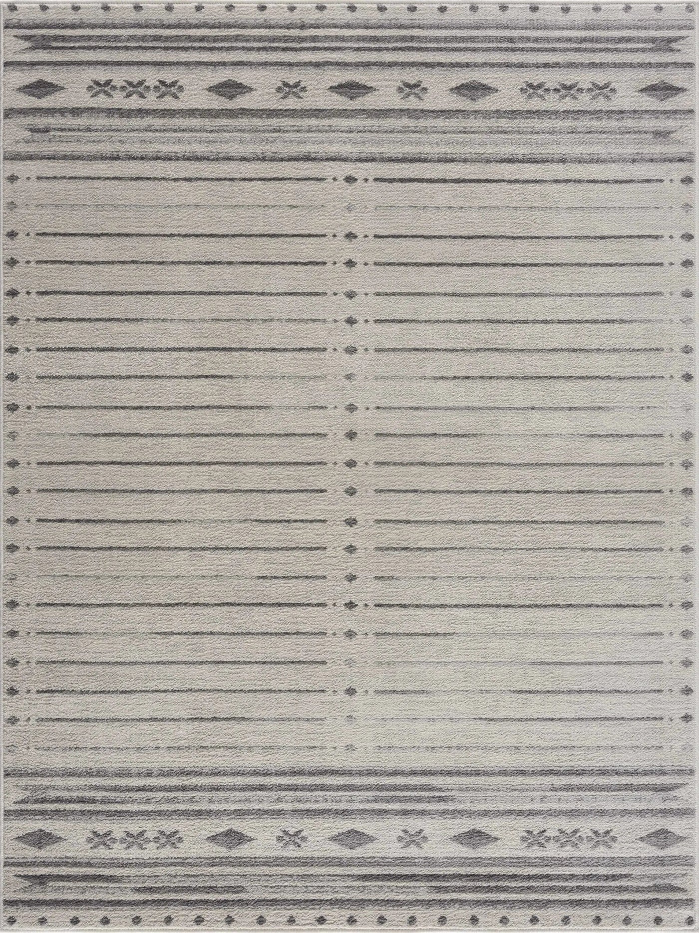 Tigri Aztec Ivory & Gray 2325 Area Rug - Clearance by Boutique Rugs