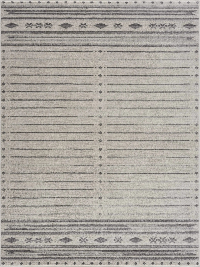 Tigri Aztec Ivory & Gray 2325 Area Rug - Clearance by Boutique Rugs