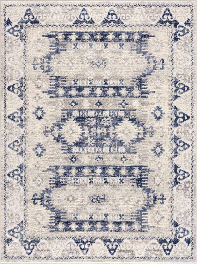Bindi Navy Area Rug - Clearance by Boutique Rugs