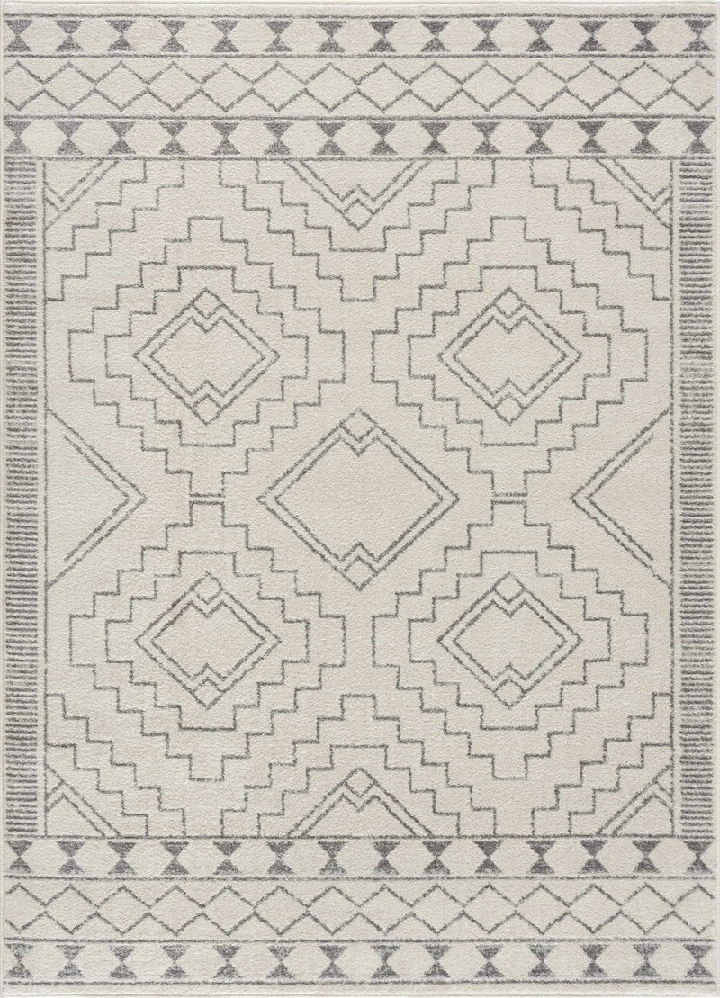 KMRSH-4614 Ivory Tribal Carpet - Clearance by Boutique Rugs