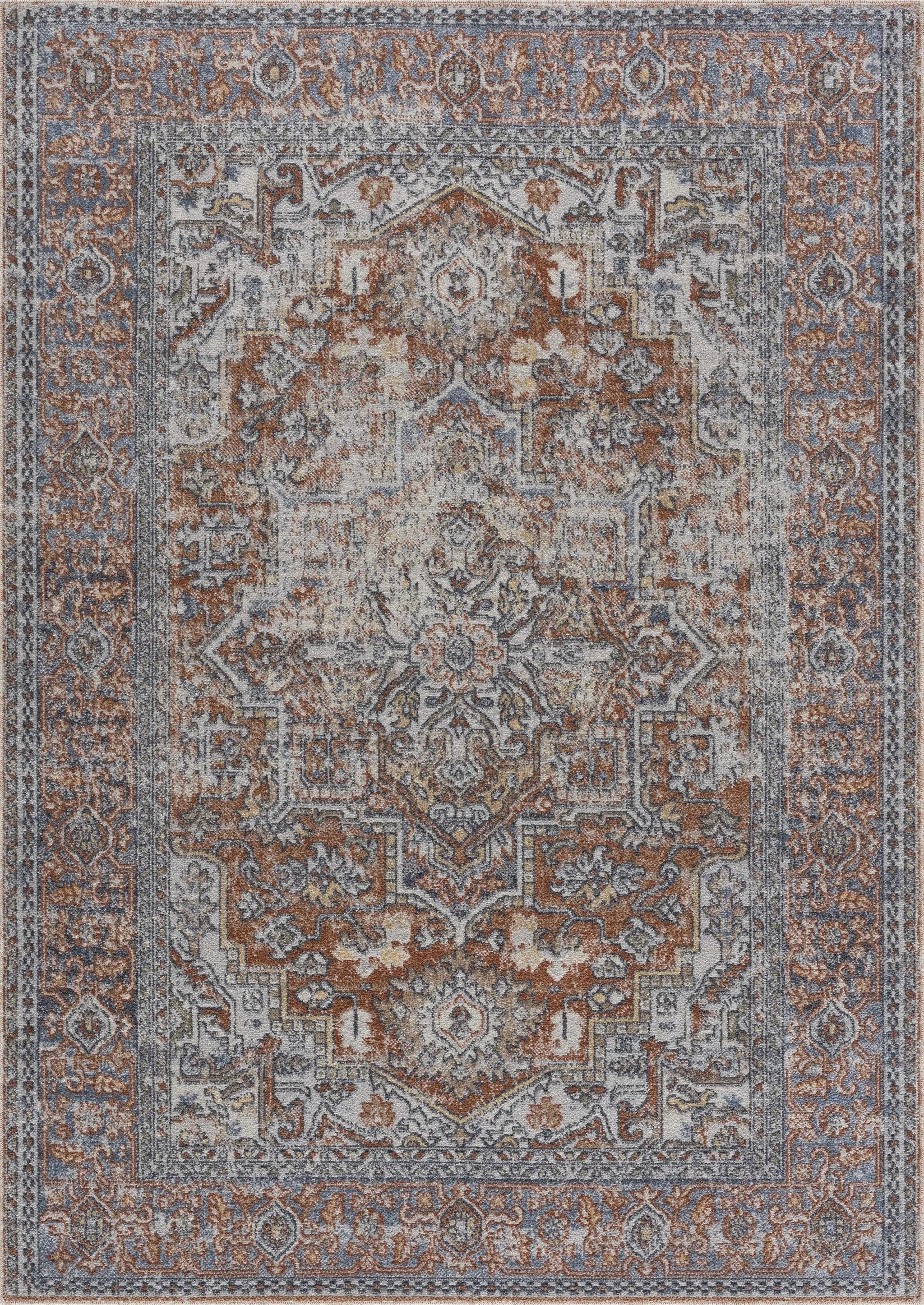 Aila Traditional Design Washable Rug - Clearance by Boutique Rugs