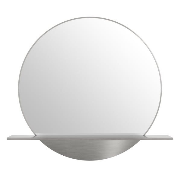 James Martin Platform 24" Mirror, Brushed Nickel