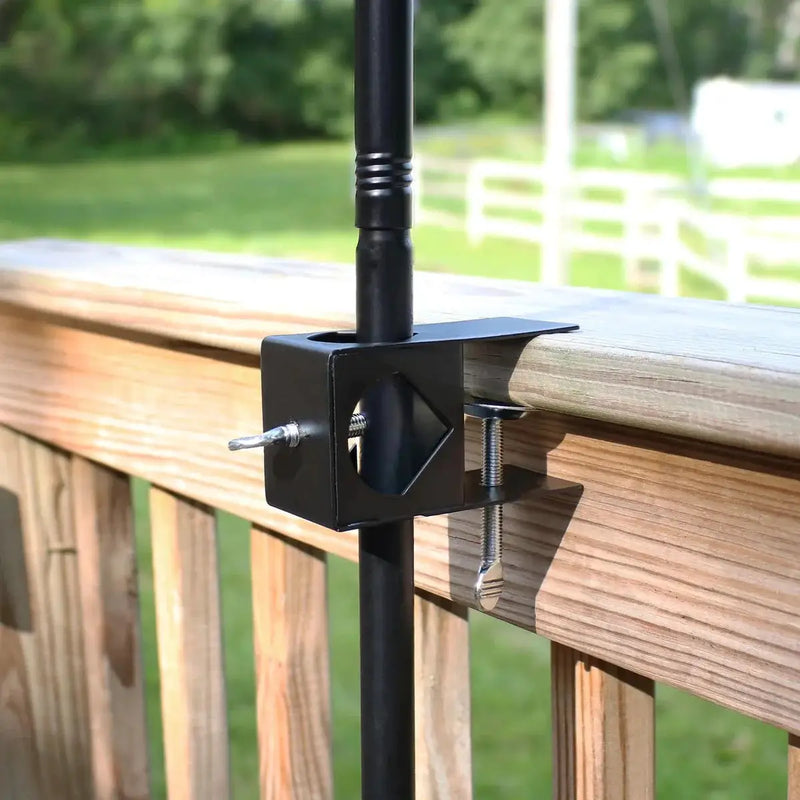 Threshold Deck Torch Clamp,For Pathway Lights -2 Pack [Aluminum] by Outdoor Solar Outlet