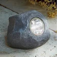 Threshold Gray Solar Powered 10 Lumen LED Rock Spotlight 4 Pk by Outdoor Solar Outlet