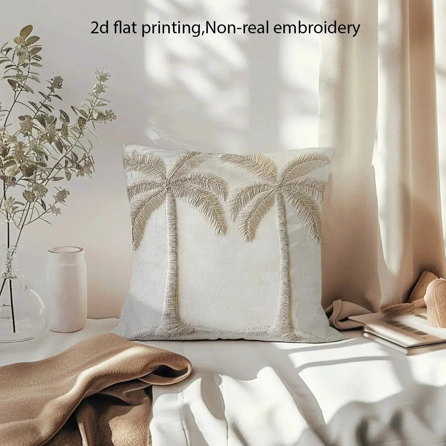 Throw Pillow - Vintage Polyester 45x45cm by House Of Avana