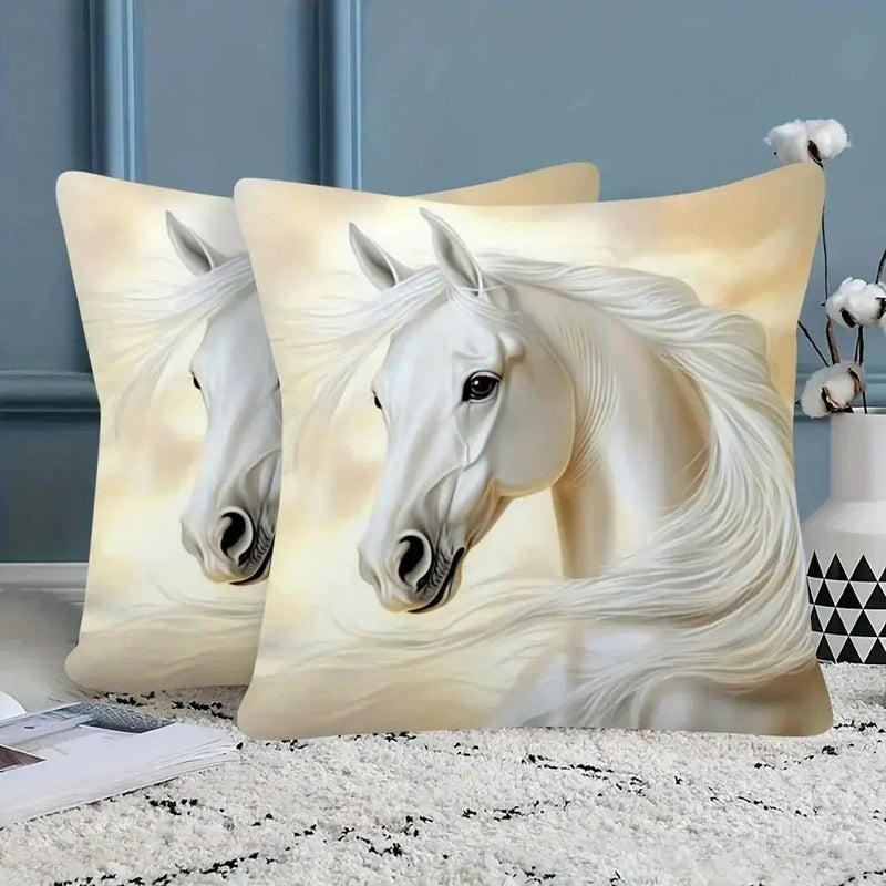 Throw Pillows - Plush White Vintage by House Of Avana