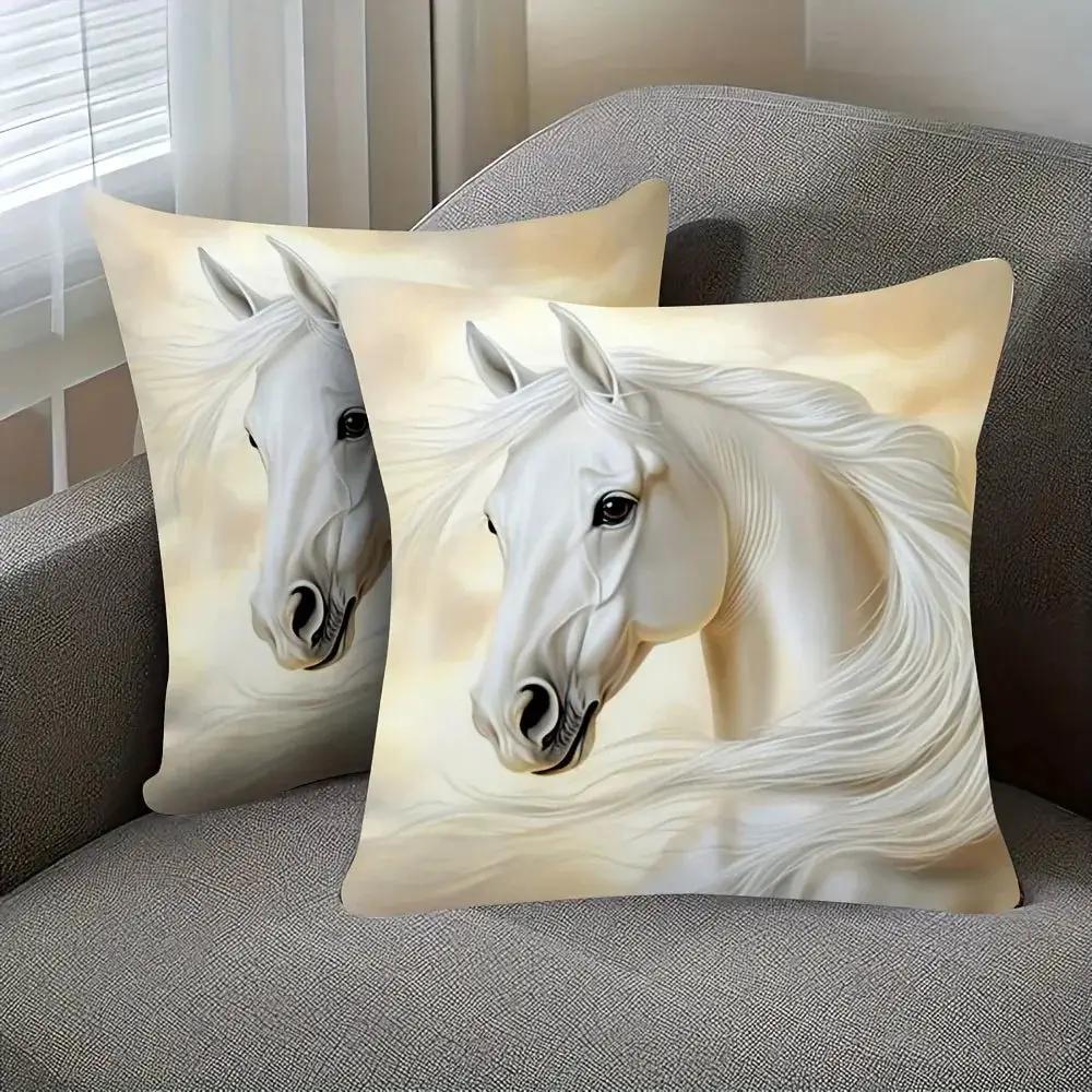 Throw Pillows - Plush White Vintage by House Of Avana