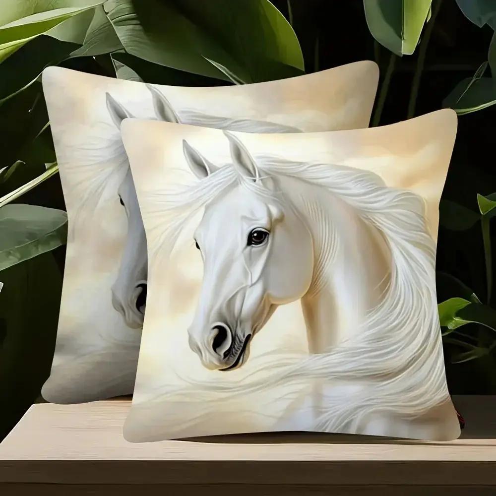 Throw Pillows - Plush White Vintage by House Of Avana