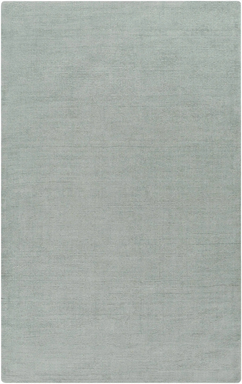 Brockton Solid Dusty Sage Wool Rug by Boutique Rugs