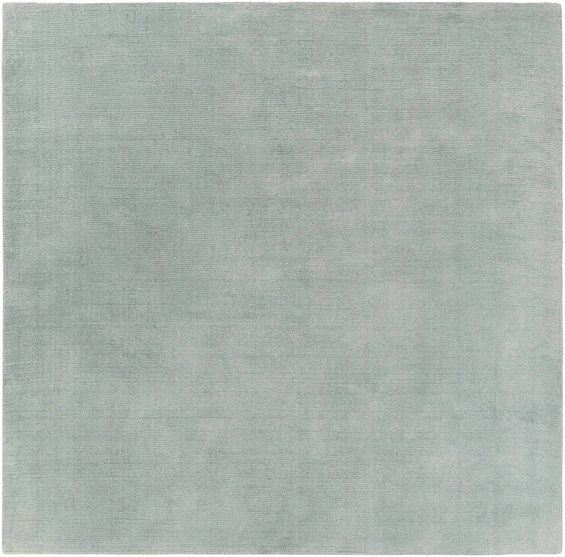 Brockton Solid Dusty Sage Wool Rug by Boutique Rugs