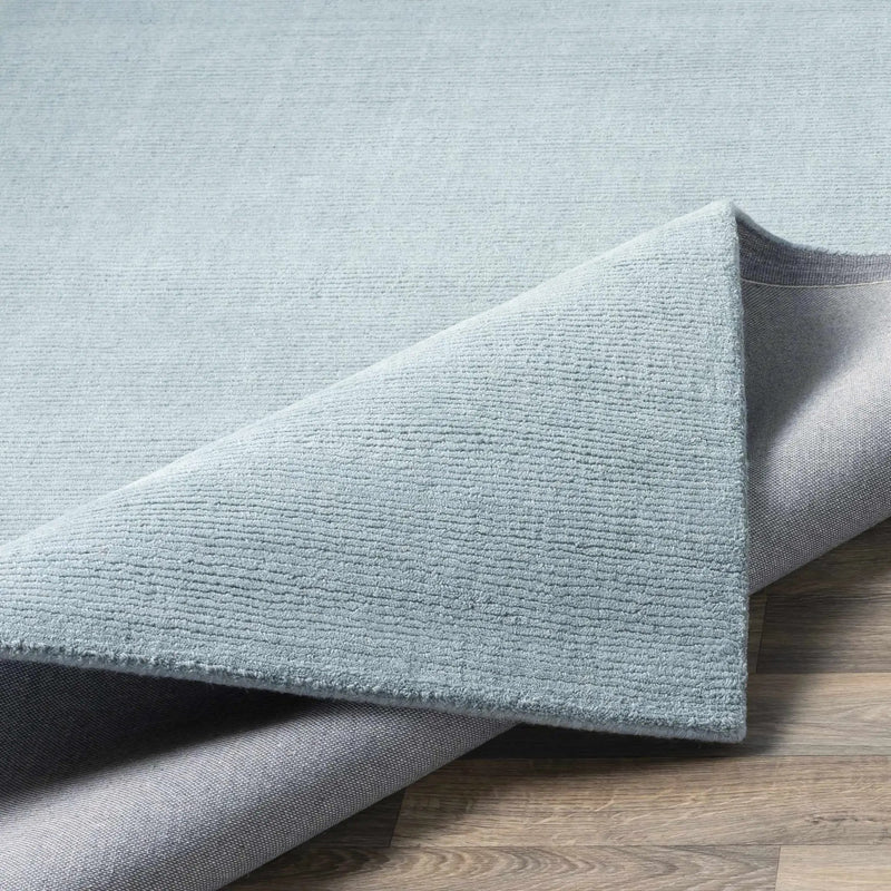 Brockton Solid Dusty Sage Wool Rug by Boutique Rugs