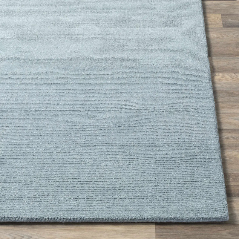 Brockton Solid Dusty Sage Wool Rug by Boutique Rugs