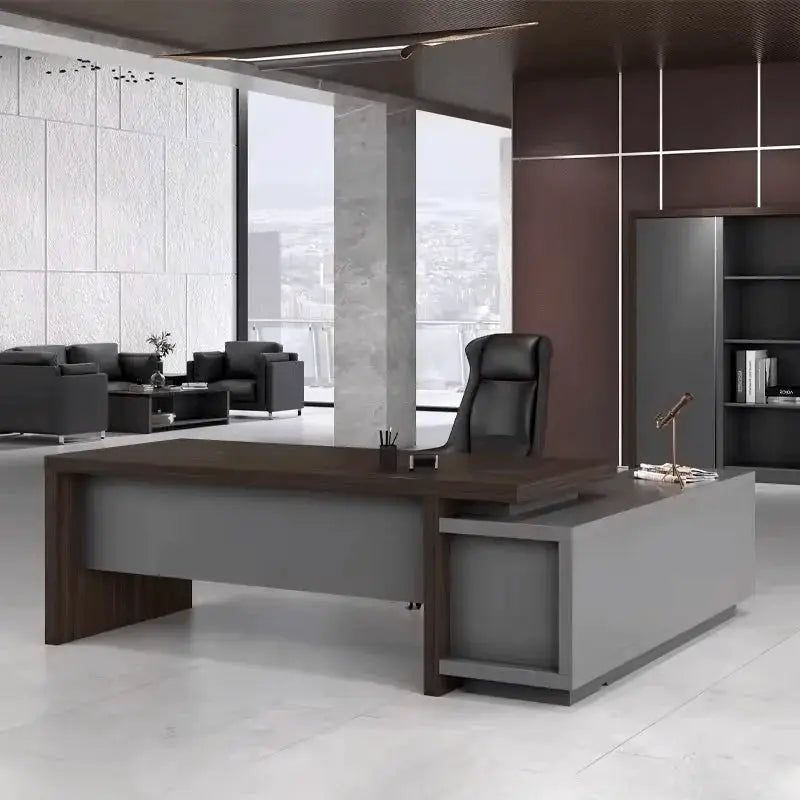 Elmore · Modern L-Shaped Executive Desk by Arc Grove