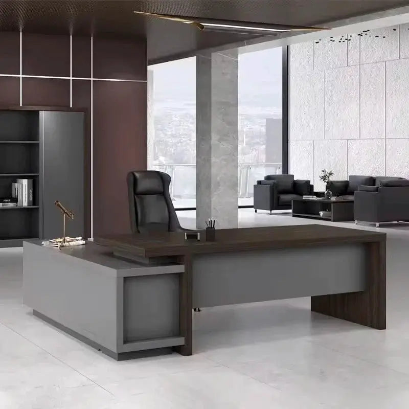 Elmore · Modern L-Shaped Executive Desk by Arc Grove