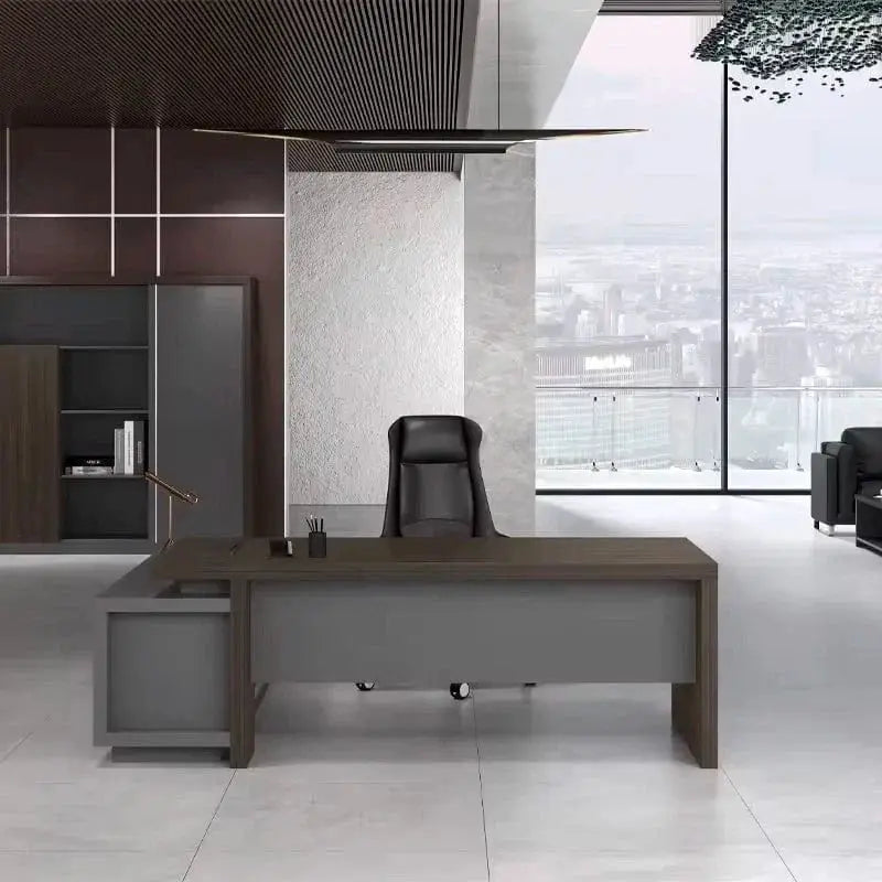 Elmore · Modern L-Shaped Executive Desk by Arc Grove