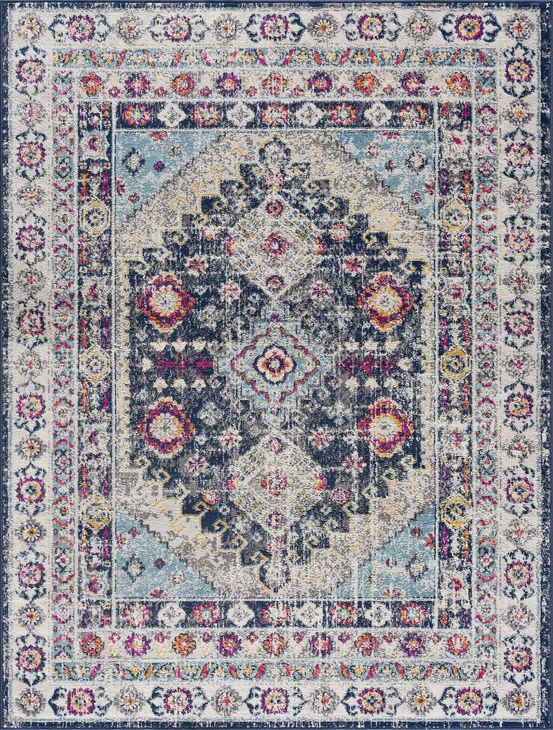 Tigrim 2307 Navy Rug - Clearance by Boutique Rugs