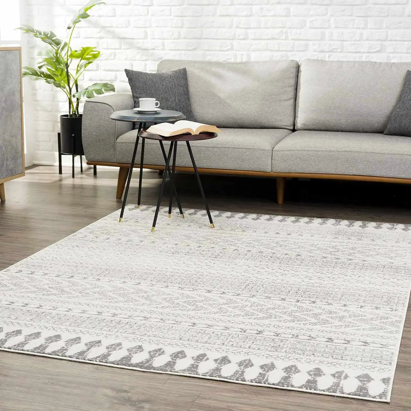 Tigri Aztec Ivory & Gray 2311 Rug - Clearance by Boutique Rugs