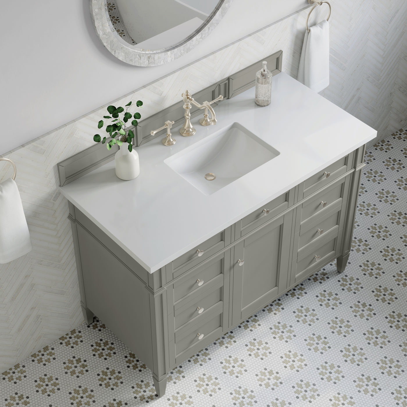 James Martin Brittany 48" Single Bathroom Vanity, Urban Gray by James Martin