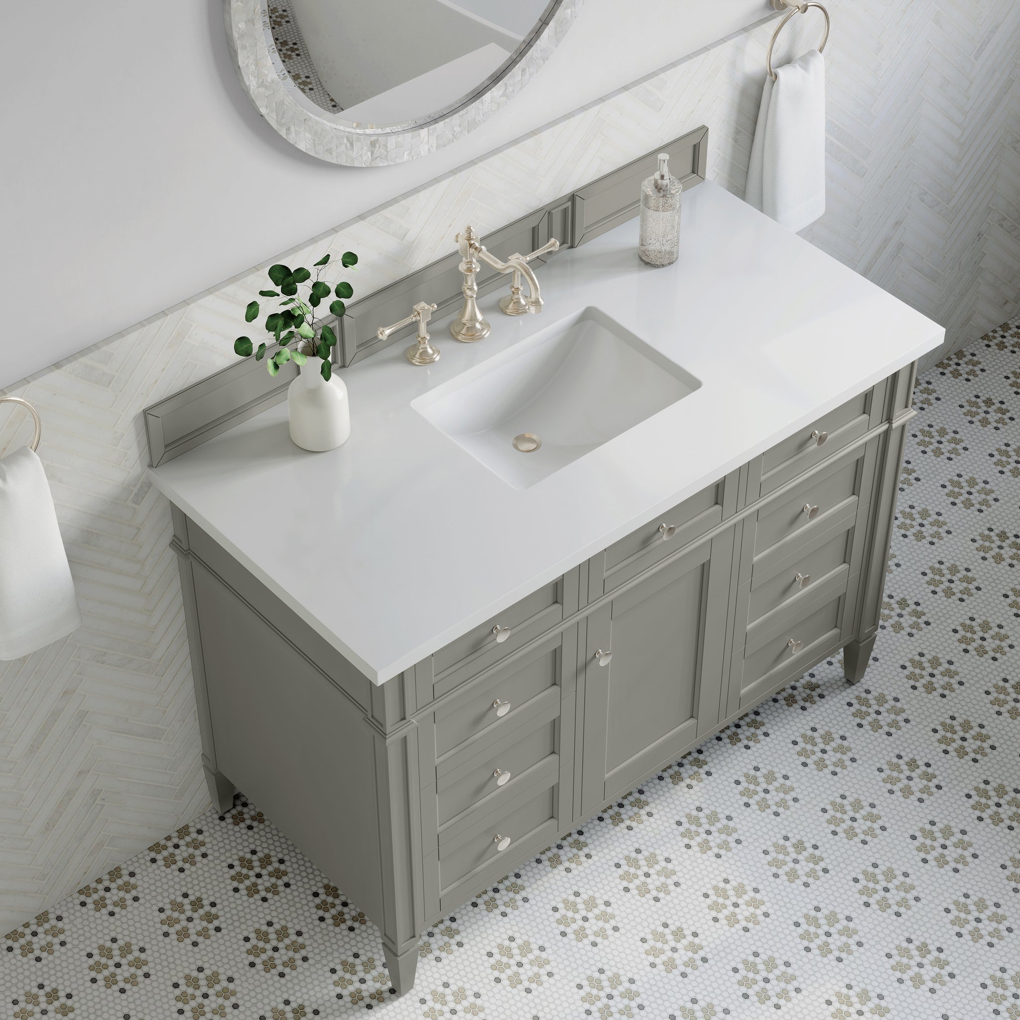 James Martin Brittany 48" Single Bathroom Vanity, Urban Gray by James Martin