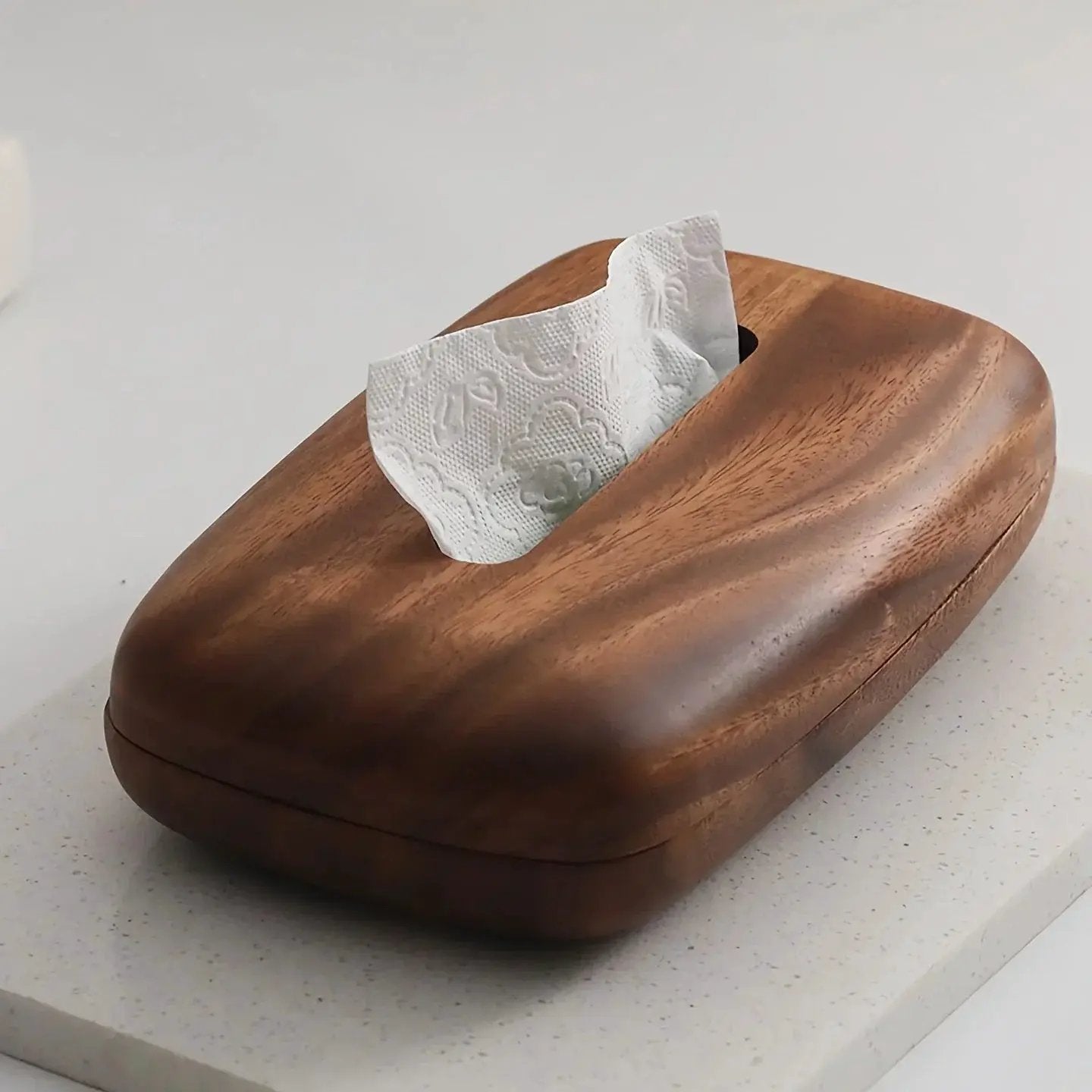 Tissue Box - Luxury Wooden Walnut by House Of Avana