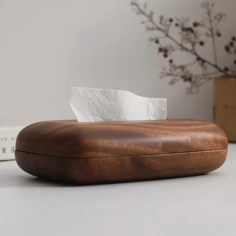 Tissue Box - Luxury Wooden Walnut by House Of Avana