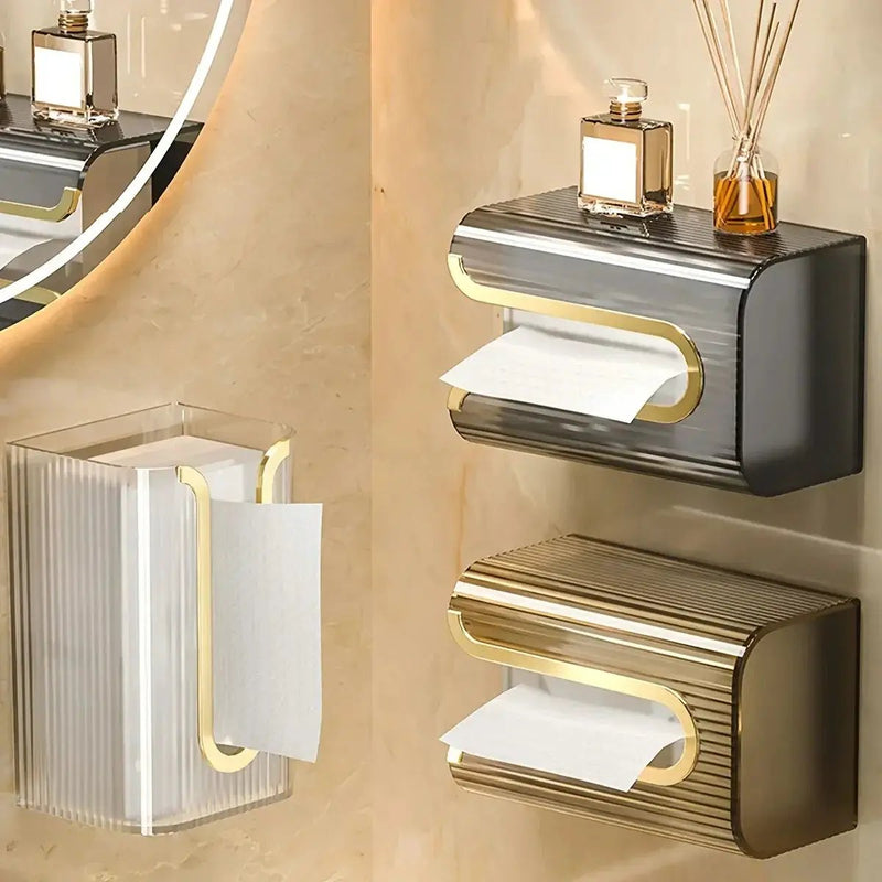 Tissue Holder - Square Metal by House Of Avana