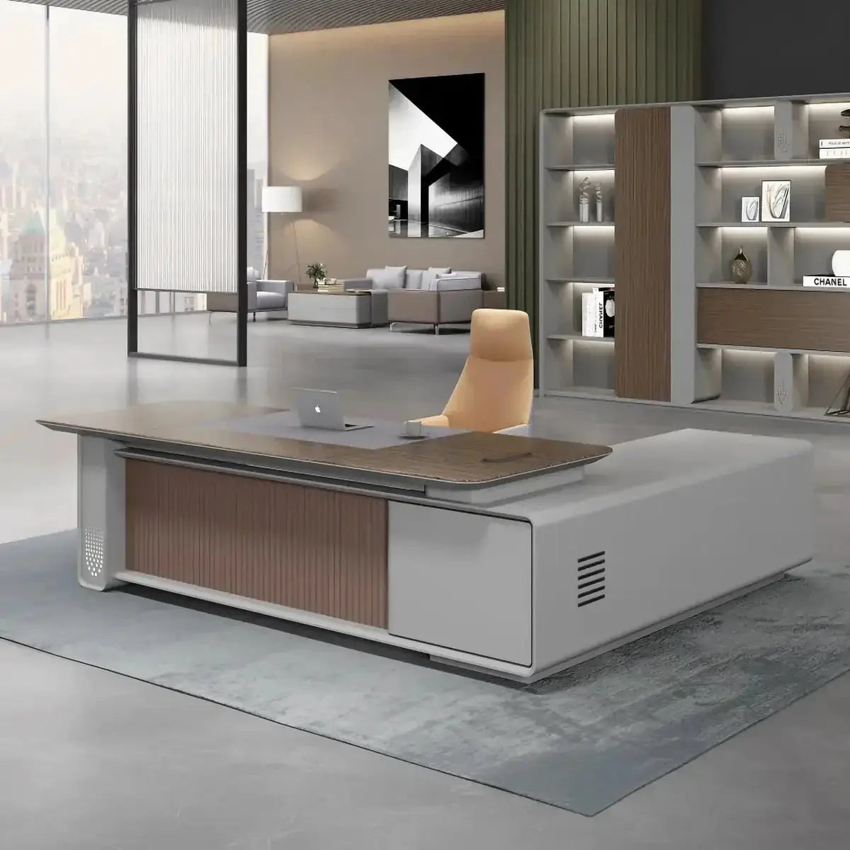 Myer · Modern Executive L-Shaped Desk by Arc Grove
