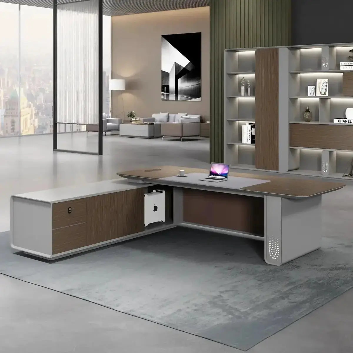 Myer · Modern Executive L-Shaped Desk by Arc Grove